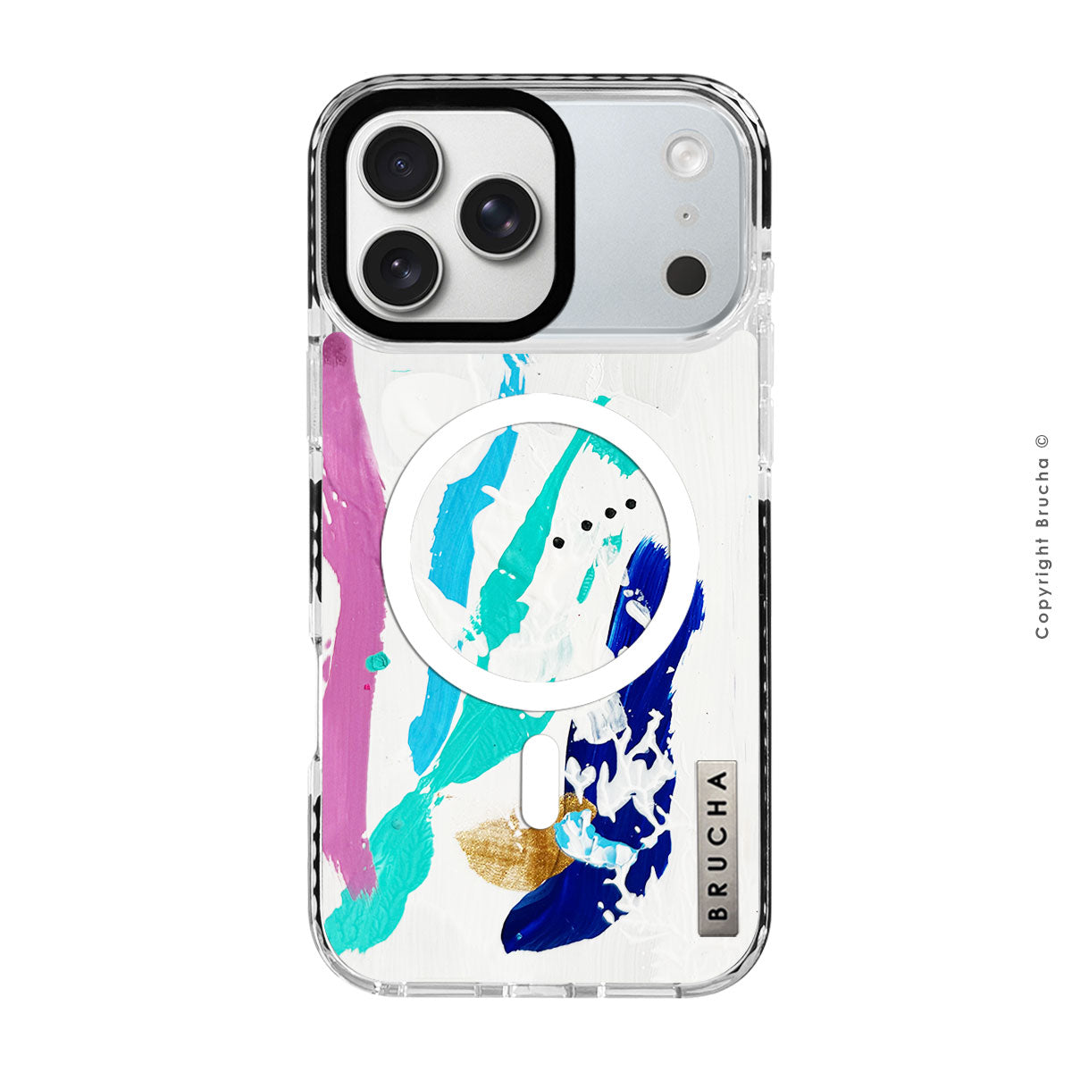 Funda Magsafe ultra protectora pintada a mano para iPhone 17 Pro Max - Pleace