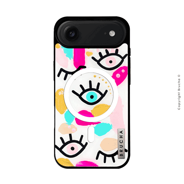 Funda MagSafe ultra protectora pintada a mano para iPhone 17 Air - I See You