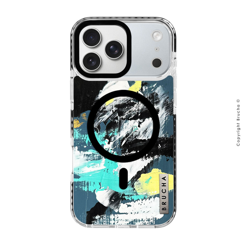 Funda Magsafe ultra protectora pintada a mano para iPhone 17 Pro Max - Rene