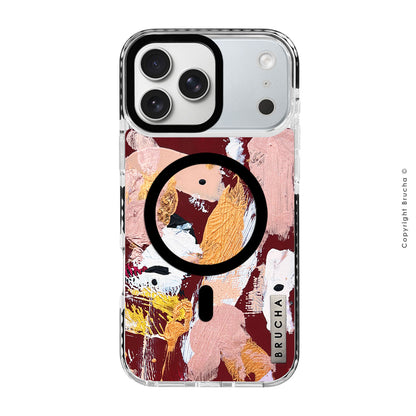 Funda Magsafe ultra protectora pintada a mano para iPhone 17 Pro Max - Cruz