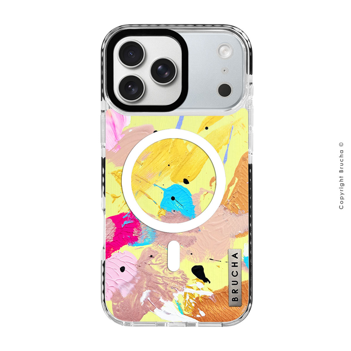 Funda Magsafe ultra protectora pintada a mano para iPhone 17 Pro Max - Pigalle