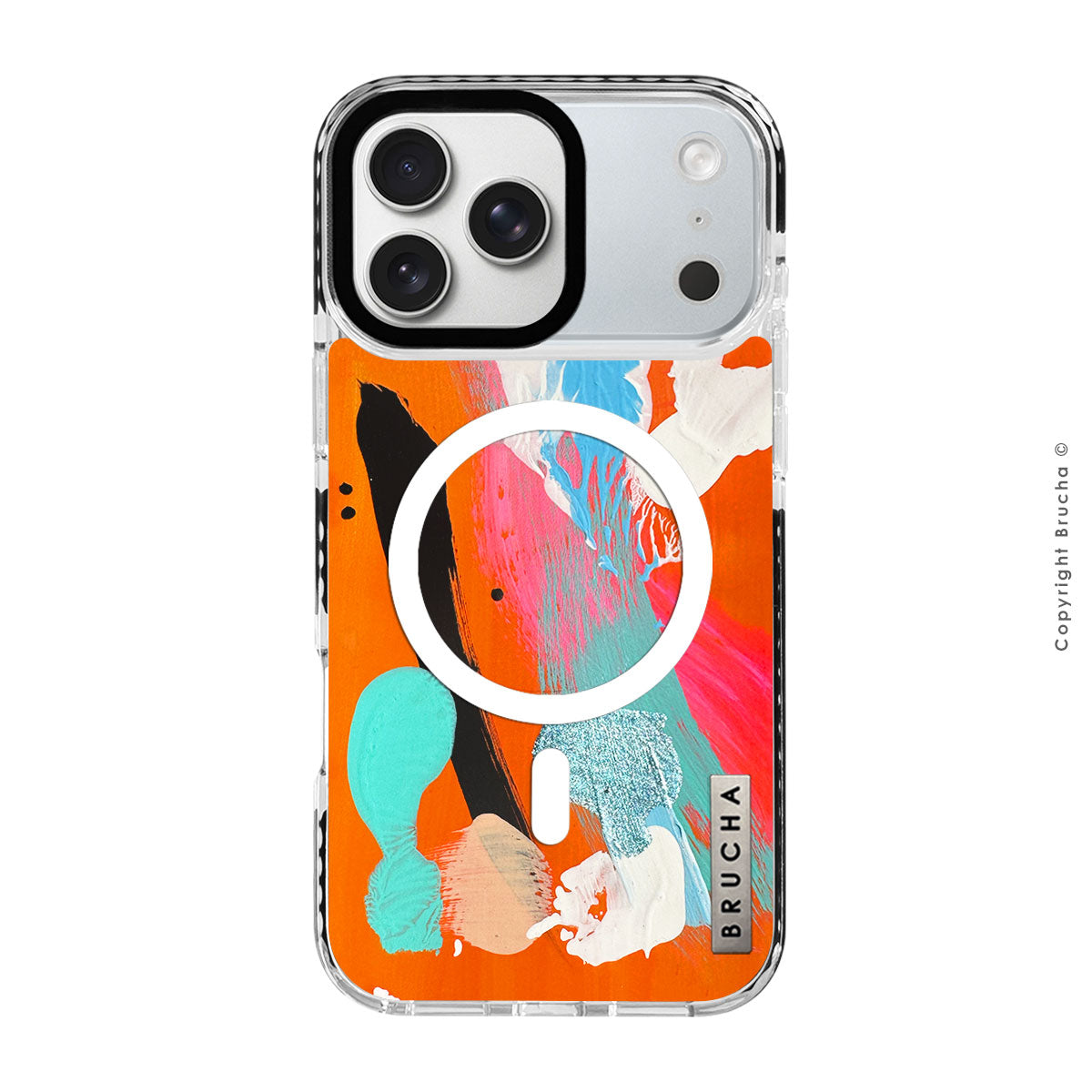 Funda Magsafe ultra protectora pintada a mano para iPhone 17 Pro Max - Hakkinen