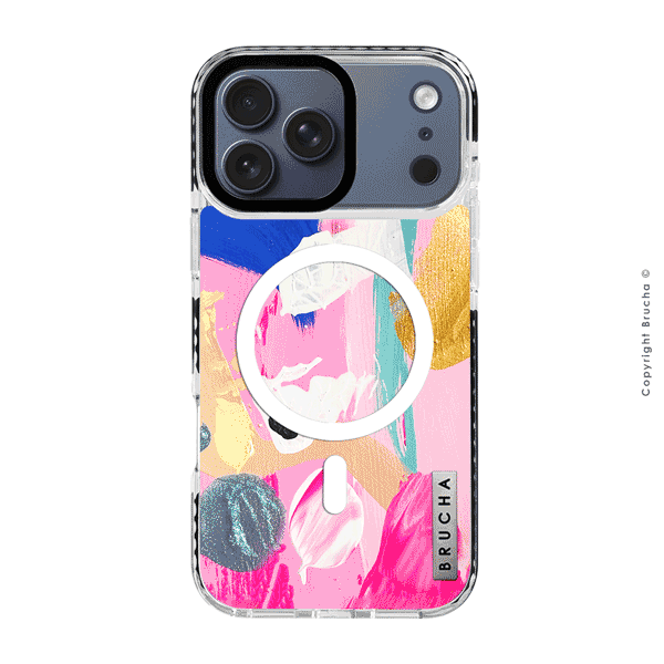 Funda Magsafe ultra protectora pintada a mano para iPhone 17 Pro Max - Elana