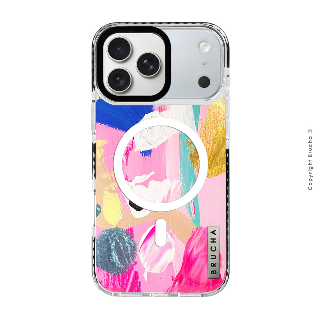 Funda Magsafe ultra protectora pintada a mano para iPhone 17 Pro Max - Elana
