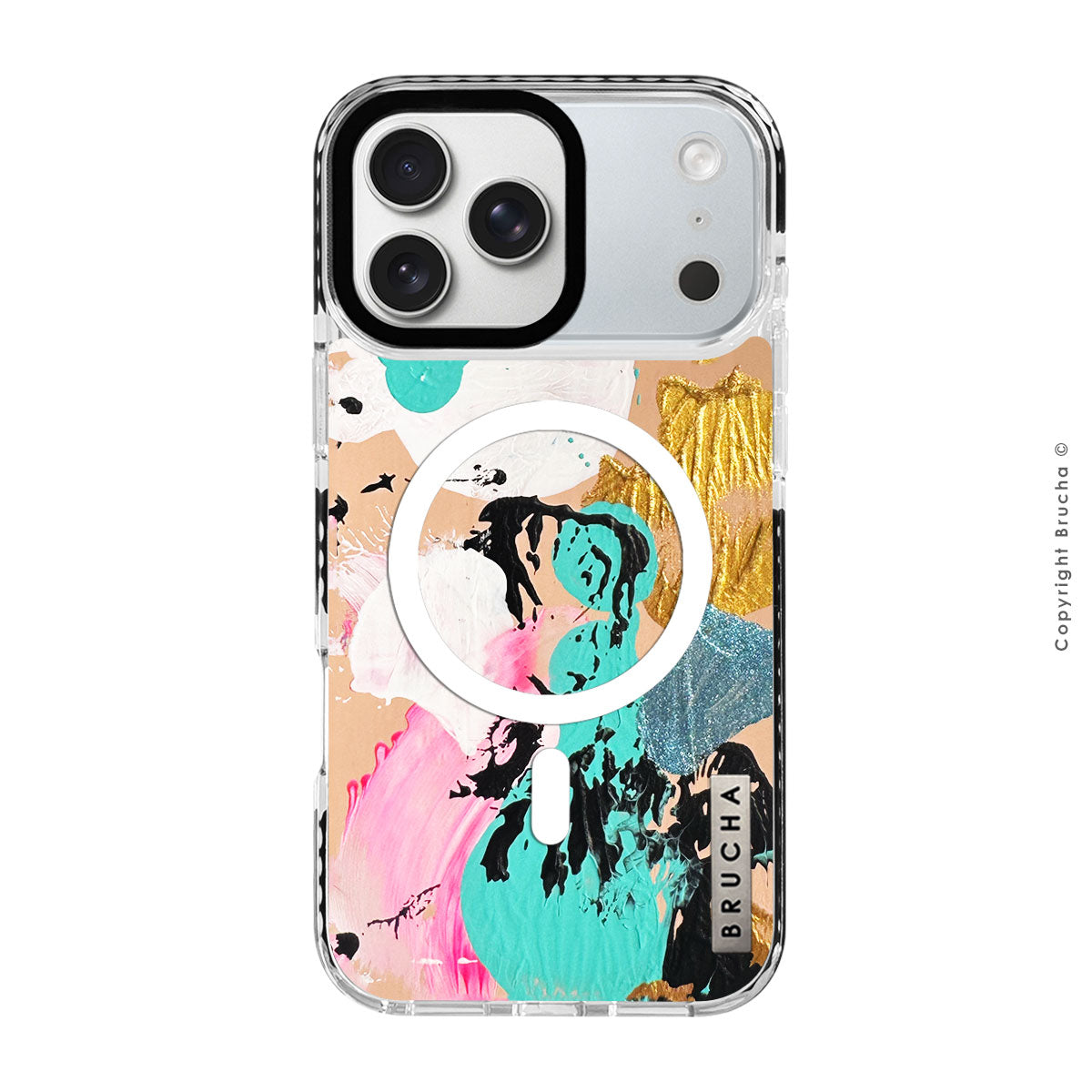 Funda Magsafe ultra protectora pintada a mano para iPhone 17 Pro Max - Buzz