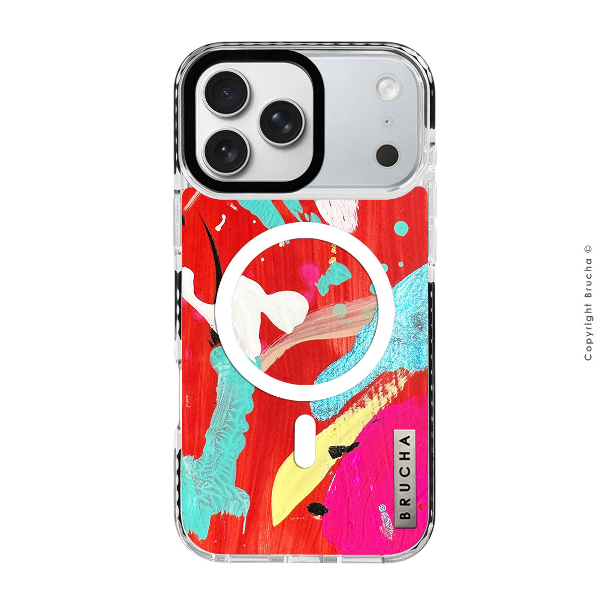 Funda Magsafe ultra protectora pintada a mano para iPhone 17 Pro Max - Rams
