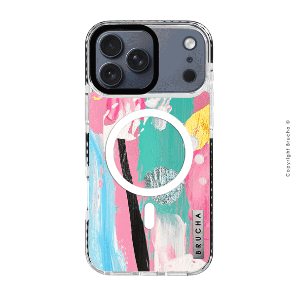 Funda Magsafe ultra protectora pintada a mano para iPhone 17 Pro Max - Art