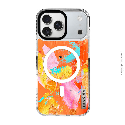 Funda Magsafe ultra protectora pintada a mano para iPhone 17 Pro - Demna