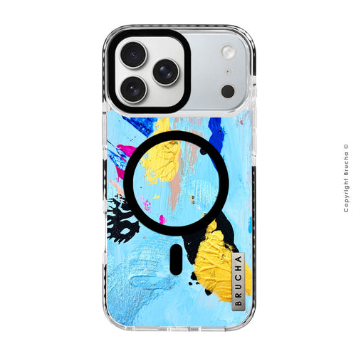 Funda Magsafe ultra protectora pintada a mano para iPhone 17 Pro - Miuccia