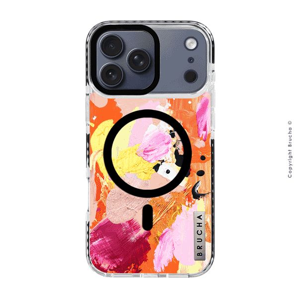 Funda Magsafe ultra protectora pintada a mano para iPhone 17 Pro - Yves