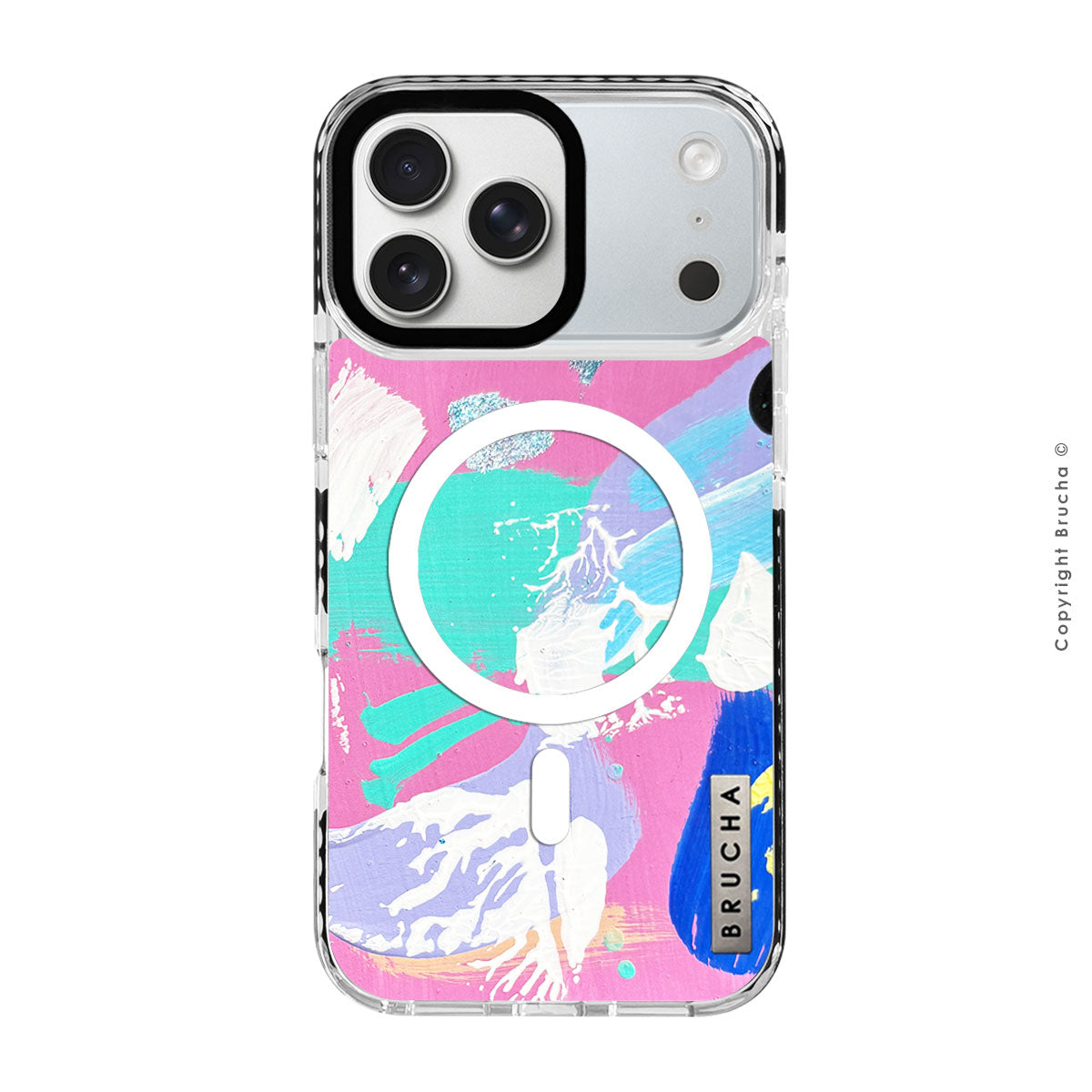 Funda Magsafe ultra protectora pintada a mano para iPhone 17 Pro - Bee