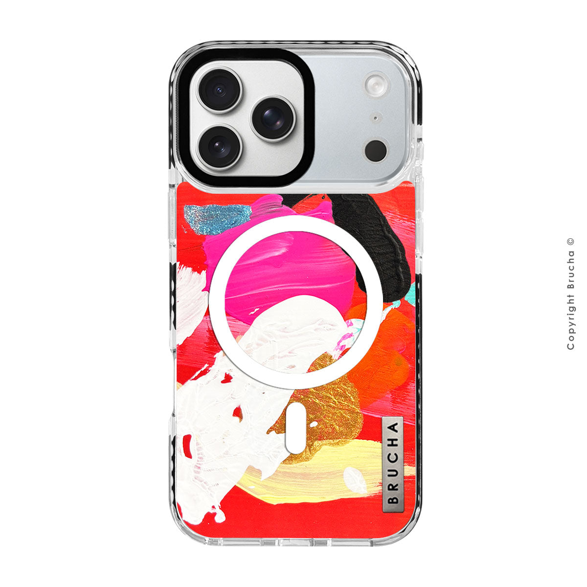 Funda Magsafe ultra protectora pintada a mano para iPhone 17 Pro - Ricciardo