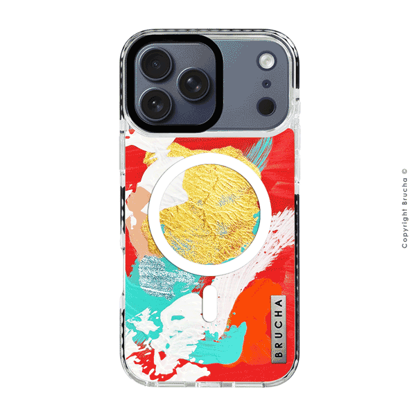 Funda Magsafe ultra protectora pintada a mano para iPhone 17 Pro - Indigo
