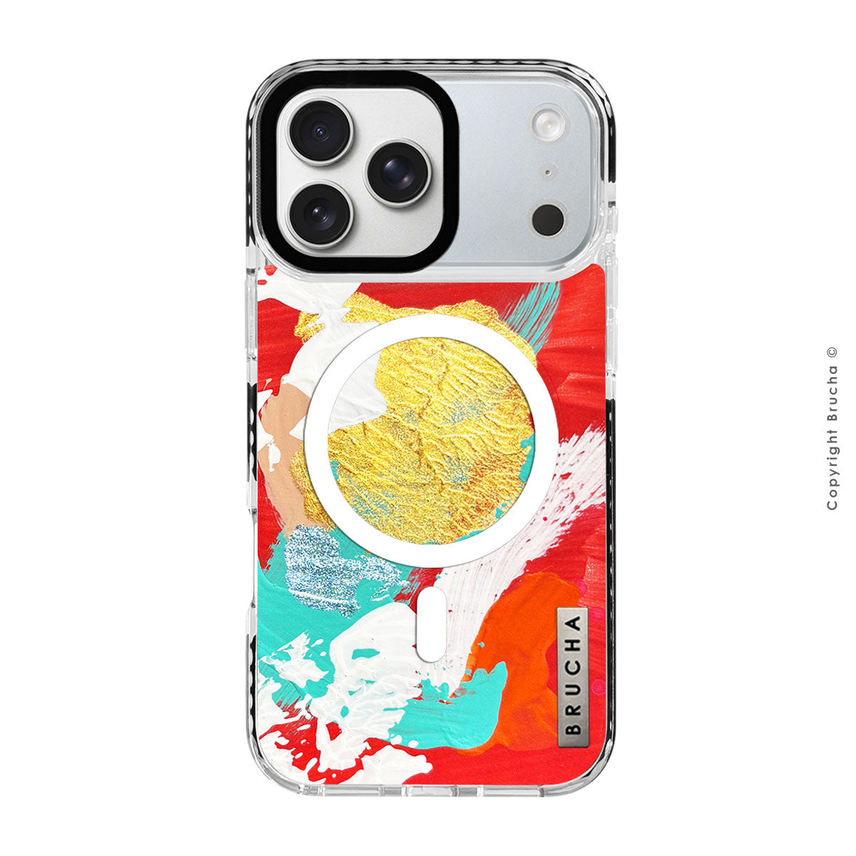 Funda Magsafe ultra protectora pintada a mano para iPhone 17 Pro - Indigo