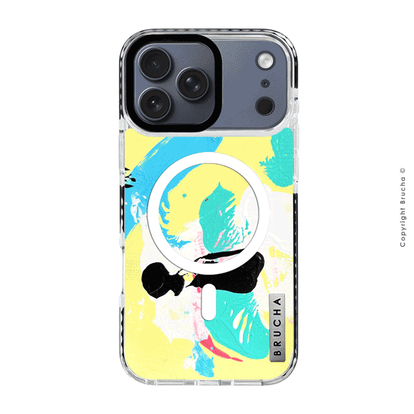 Funda Magsafe ultra protectora pintada a mano para iPhone 17 Pro - Leon