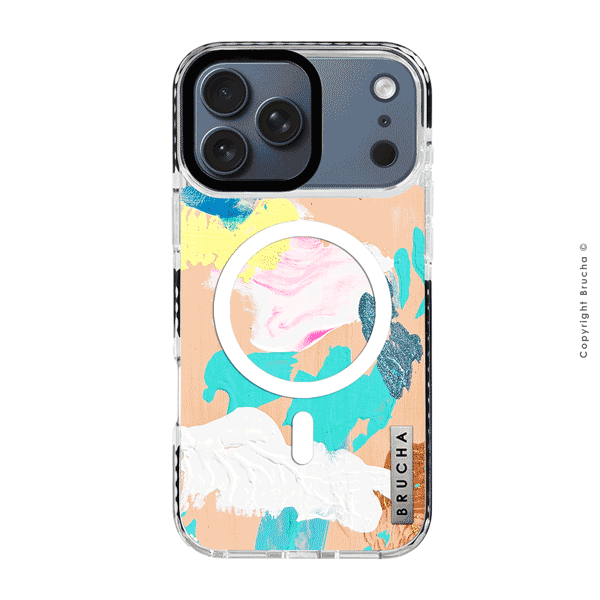 Funda Magsafe ultra protectora pintada a mano para iPhone 17 Pro - Ted