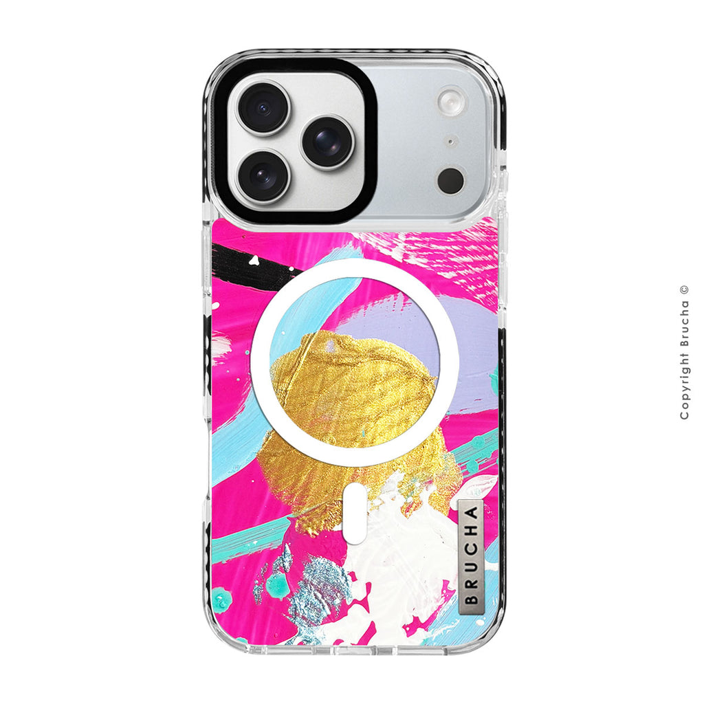 Funda Magsafe ultra protectora pintada a mano para iPhone 17 Pro - Demel