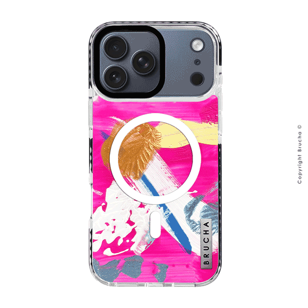 Funda Magsafe ultra protectora pintada a mano para iPhone 17 Pro - Straw