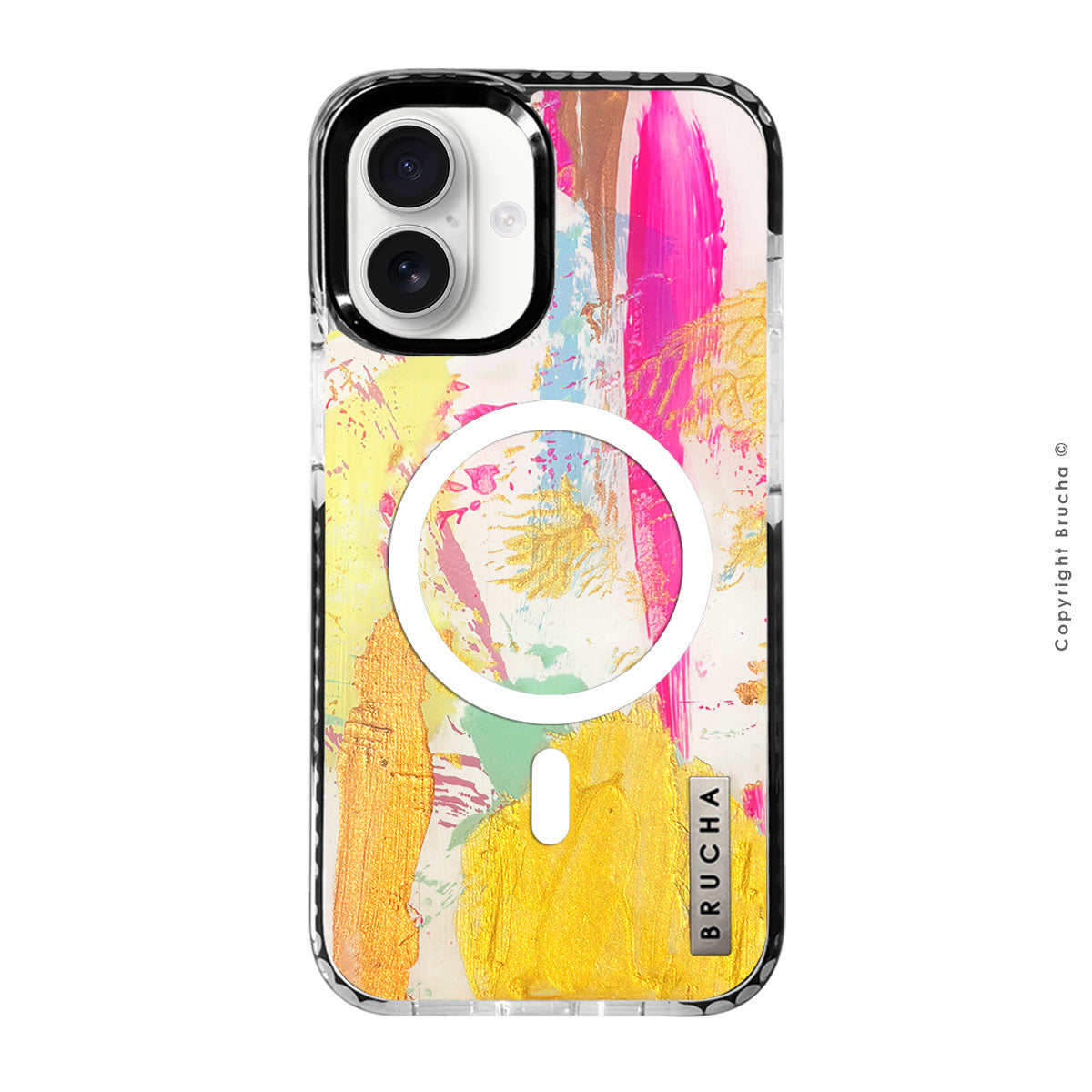 Funda MagSafe ultra pintada a mano para iPhone 17 - Lino