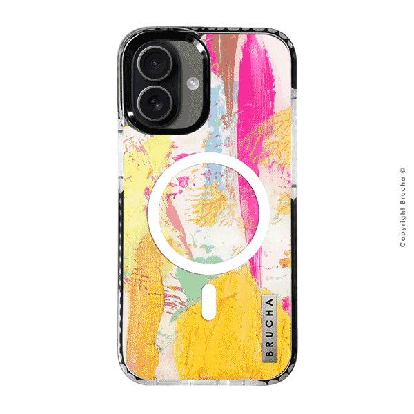 Funda MagSafe ultra pintada a mano para iPhone 17 - Lino