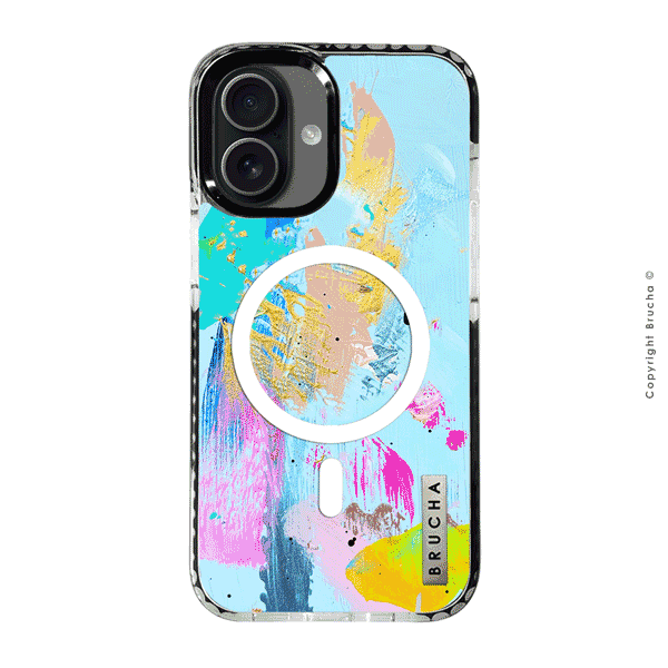 Funda MagSafe ultra pintada a mano para iPhone 17 - Daisy