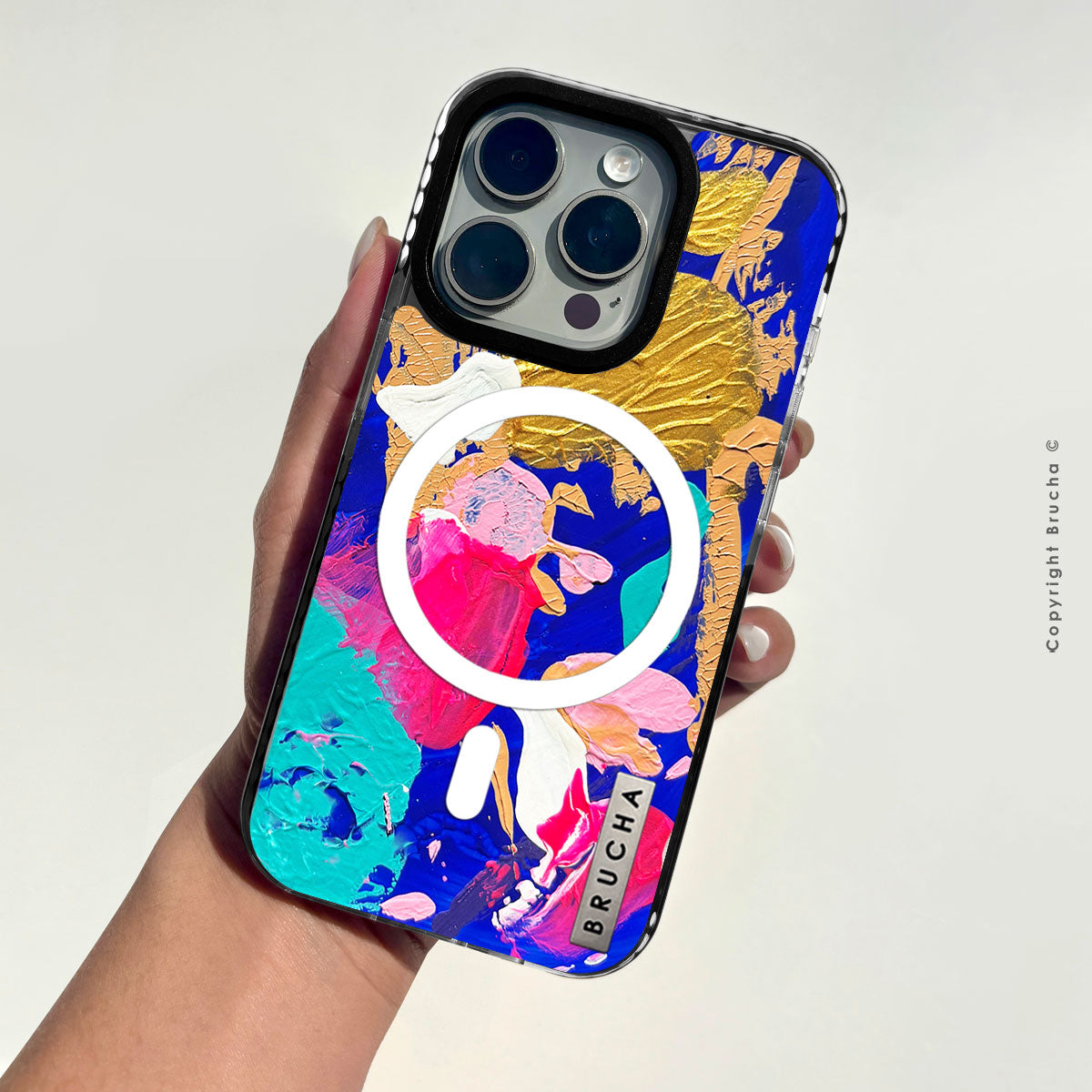 Funda Magsafe ultra protectora pintada a mano para iPhone 16 Pro Max - Babe