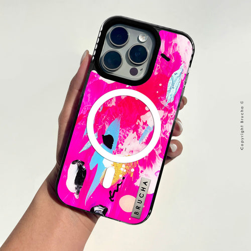 Funda Magsafe ultra protectora pintada a mano para iPhone 16 Pro Max - Counter