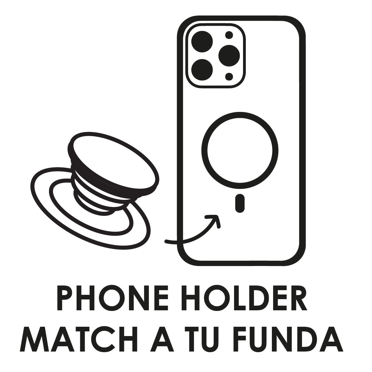 Phone Holder MagSafe match con los colores de tu funda