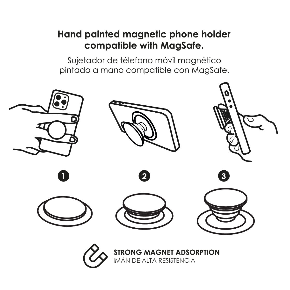 Phone Holder MagSafe match con los colores de tu funda