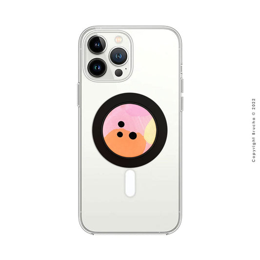 Phone Holder con imán Magsafe pintado a mano con funda transparente protectora incluida - Dot
