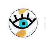 Phone Holder - Sujetador para el celular universal pintado a mano - I see you Azul