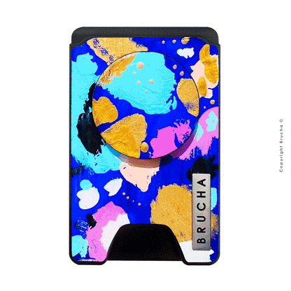 Cartera MagSafe con phone holder incluido handpainted - Flynn