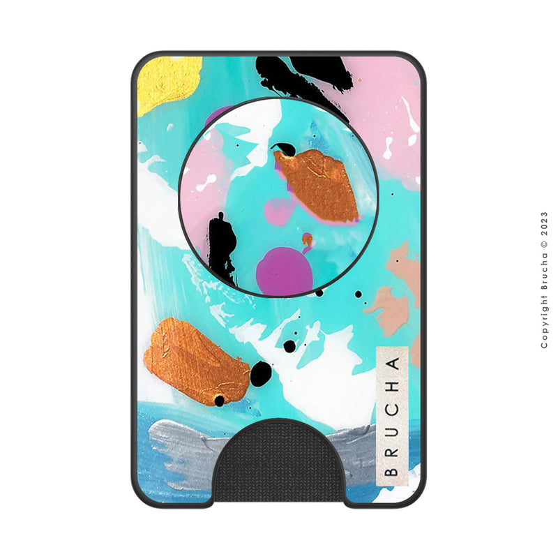 Cartera MagSafe con phone holder incluido pintado a mano - Greta