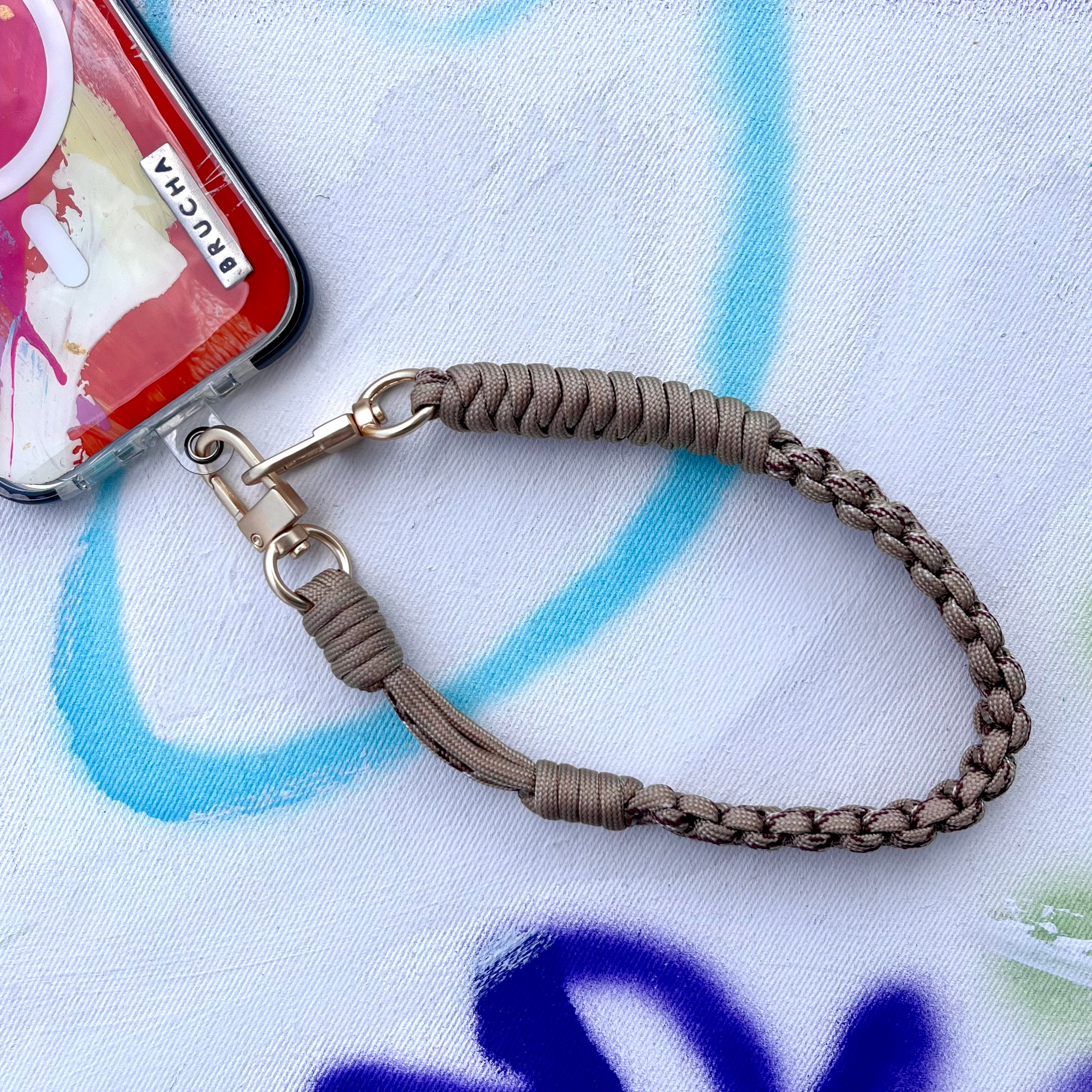 Correa de mano para celular hands free de tela ultra resistente