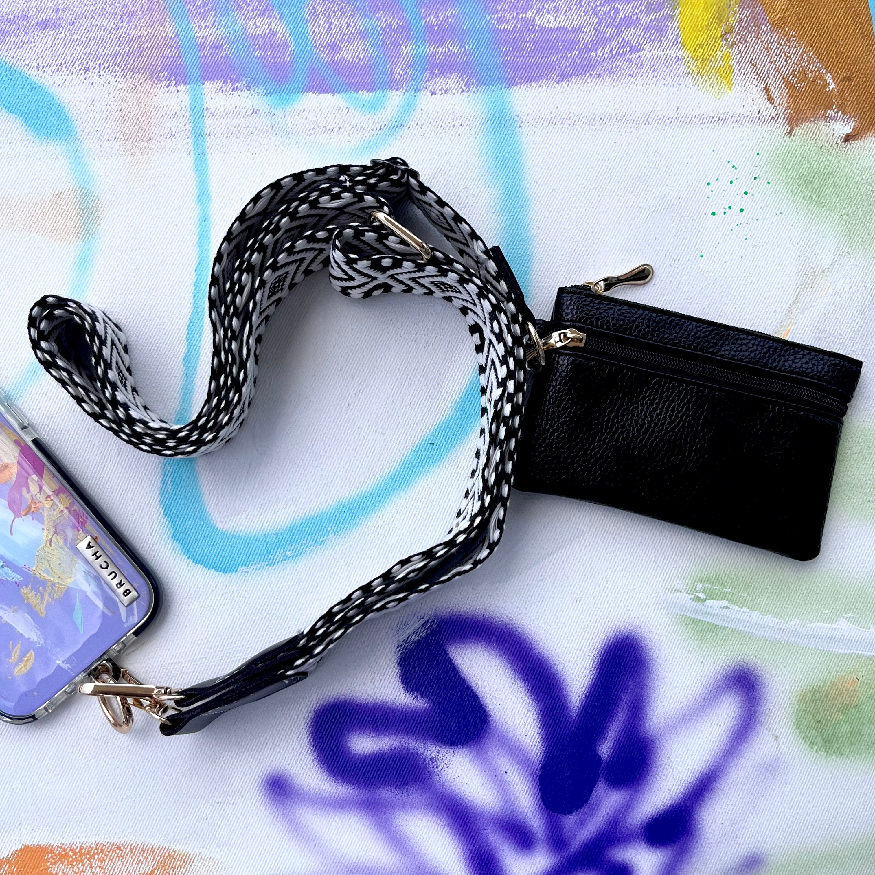 Correa para celular hands free de tela con bolsa ultra resistente