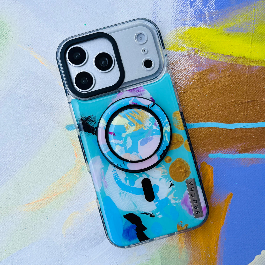 Funda Magsafe ultra protectora+ Holder Magsafe pintada a mano para iPhone 17 Pro Max  - Rodeo