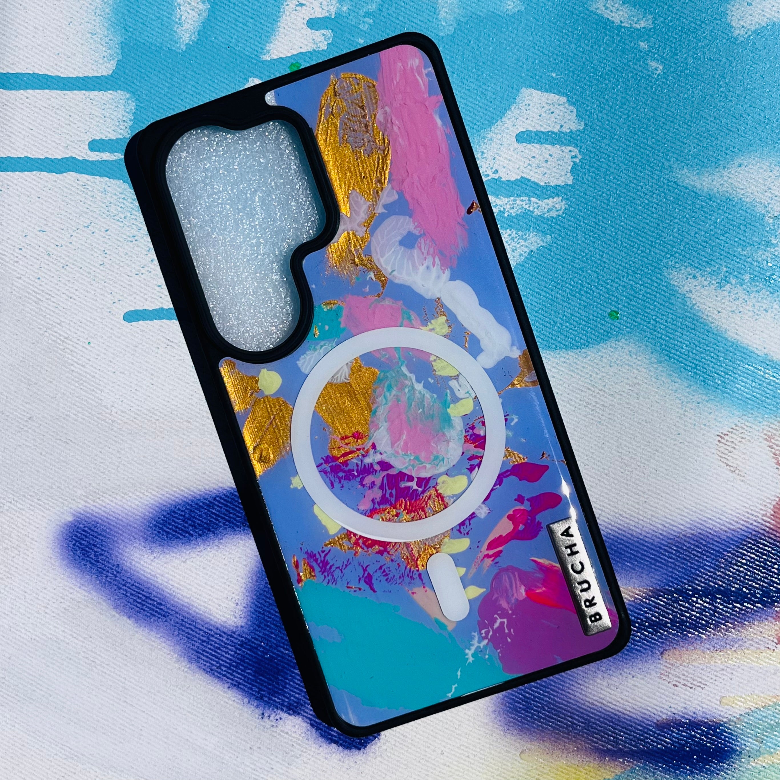 Funda Magsafe ultra protectora pintada a mano para Samsung S26 Ultra - Bali