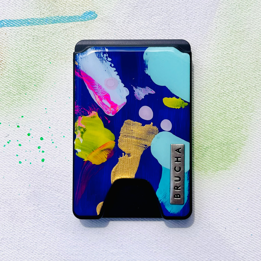 Cartera MagSafe handpainted - Lucy