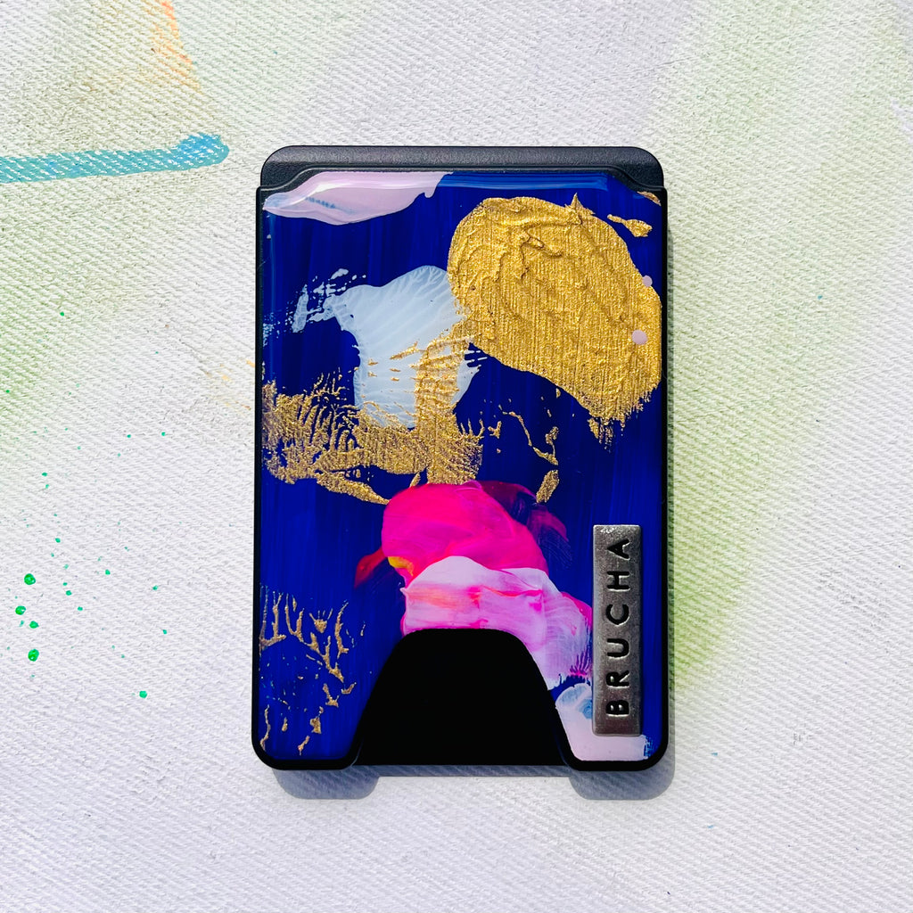 Cartera MagSafe handpainted - Silva