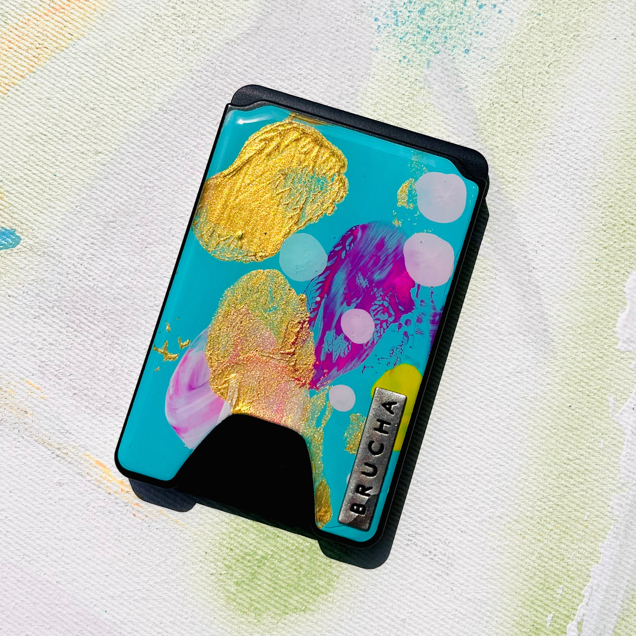 Cartera MagSafe handpainted - Maru