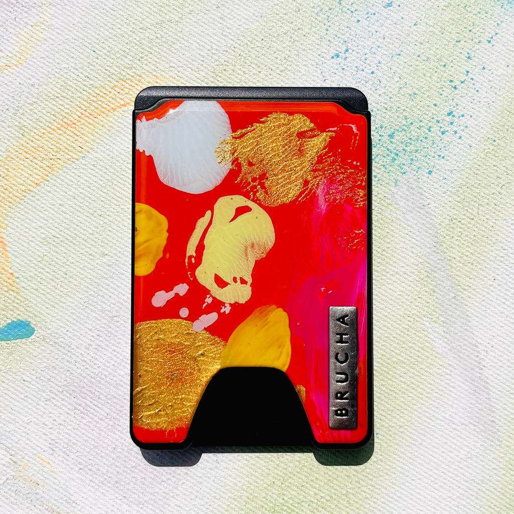 Cartera MagSafe handpainted - Calua
