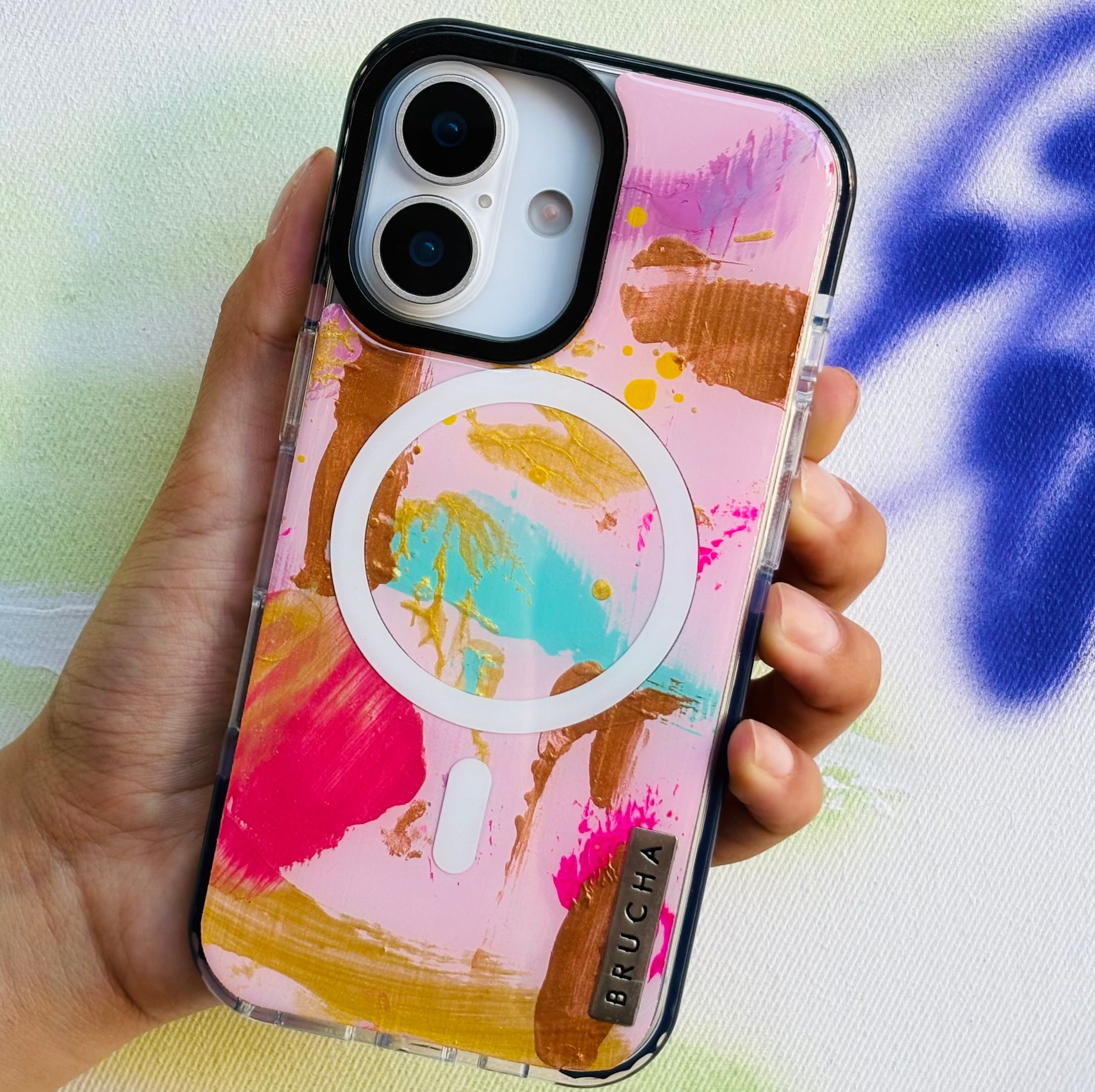 Funda MagSafe ultra pintada a mano para iPhone 17 - Valle