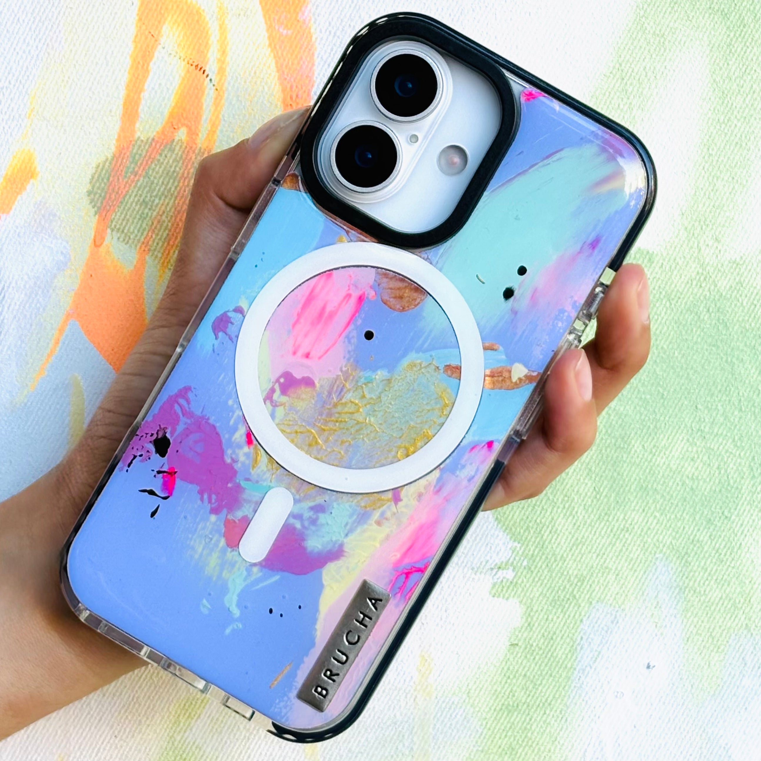 Funda MagSafe ultra pintada a mano para iPhone 17 - Lia