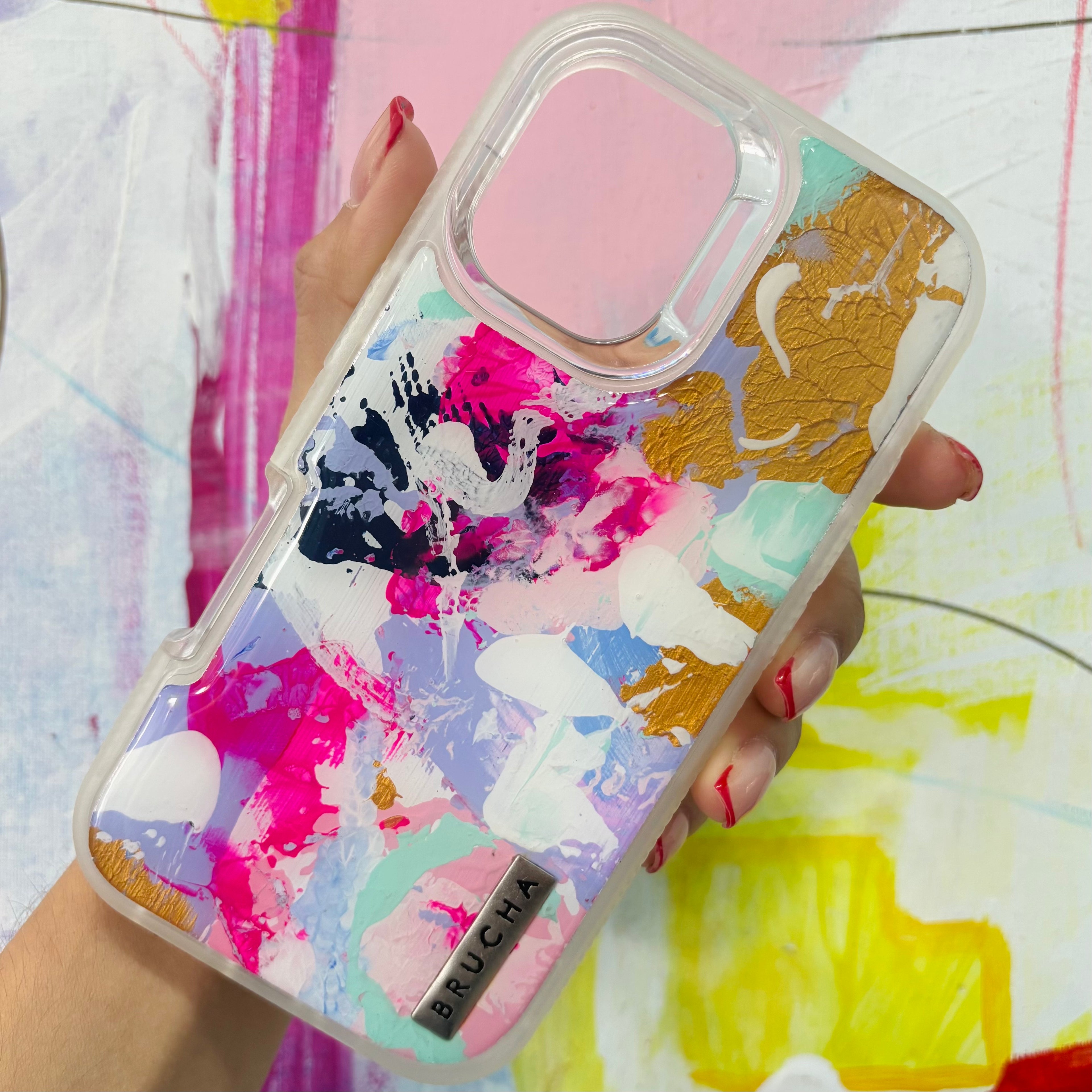 Funda ultra protectora pintada a mano para iPhone 16 - Lola