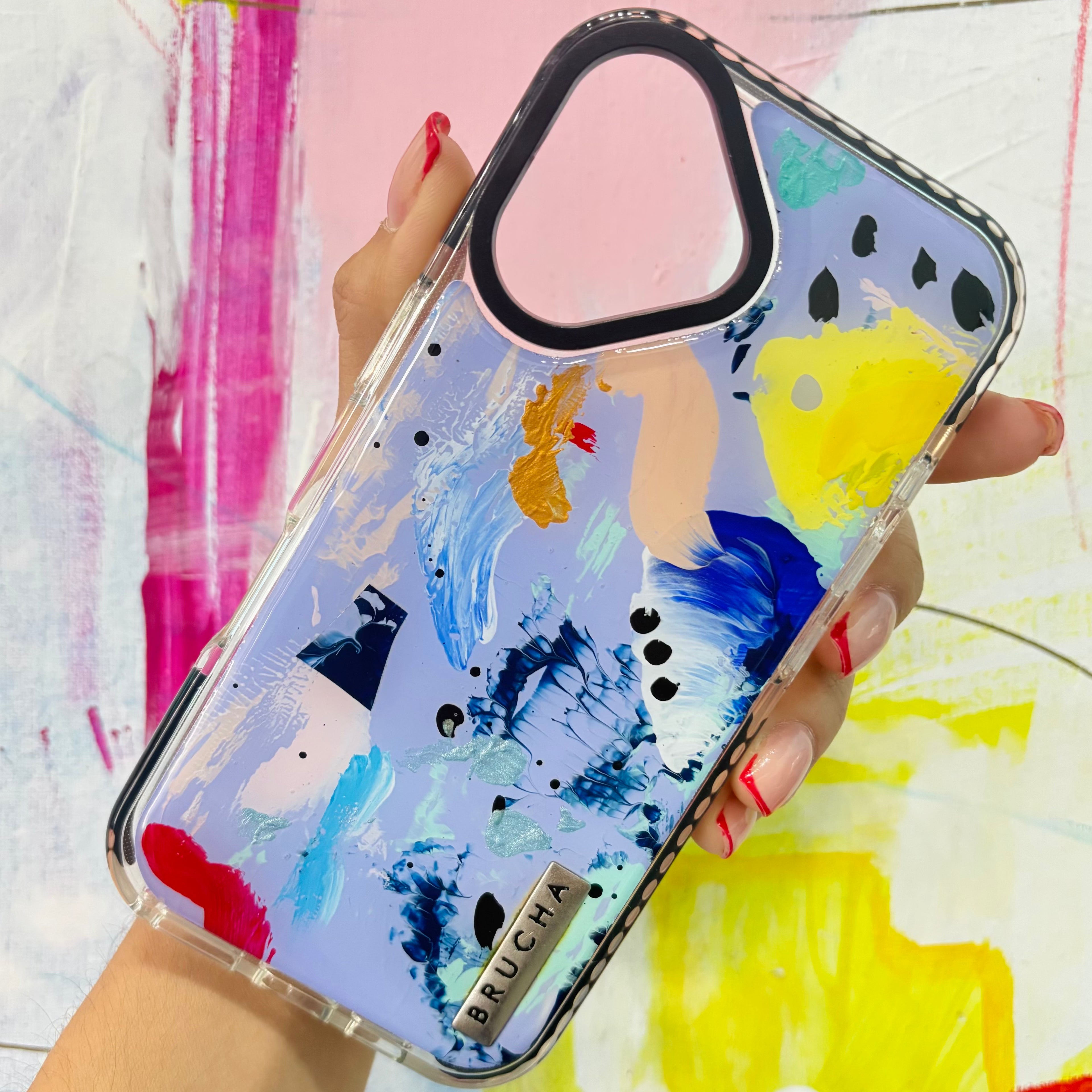 Funda ultra protectora pintada a mano para iPhone 16 - Pulpa