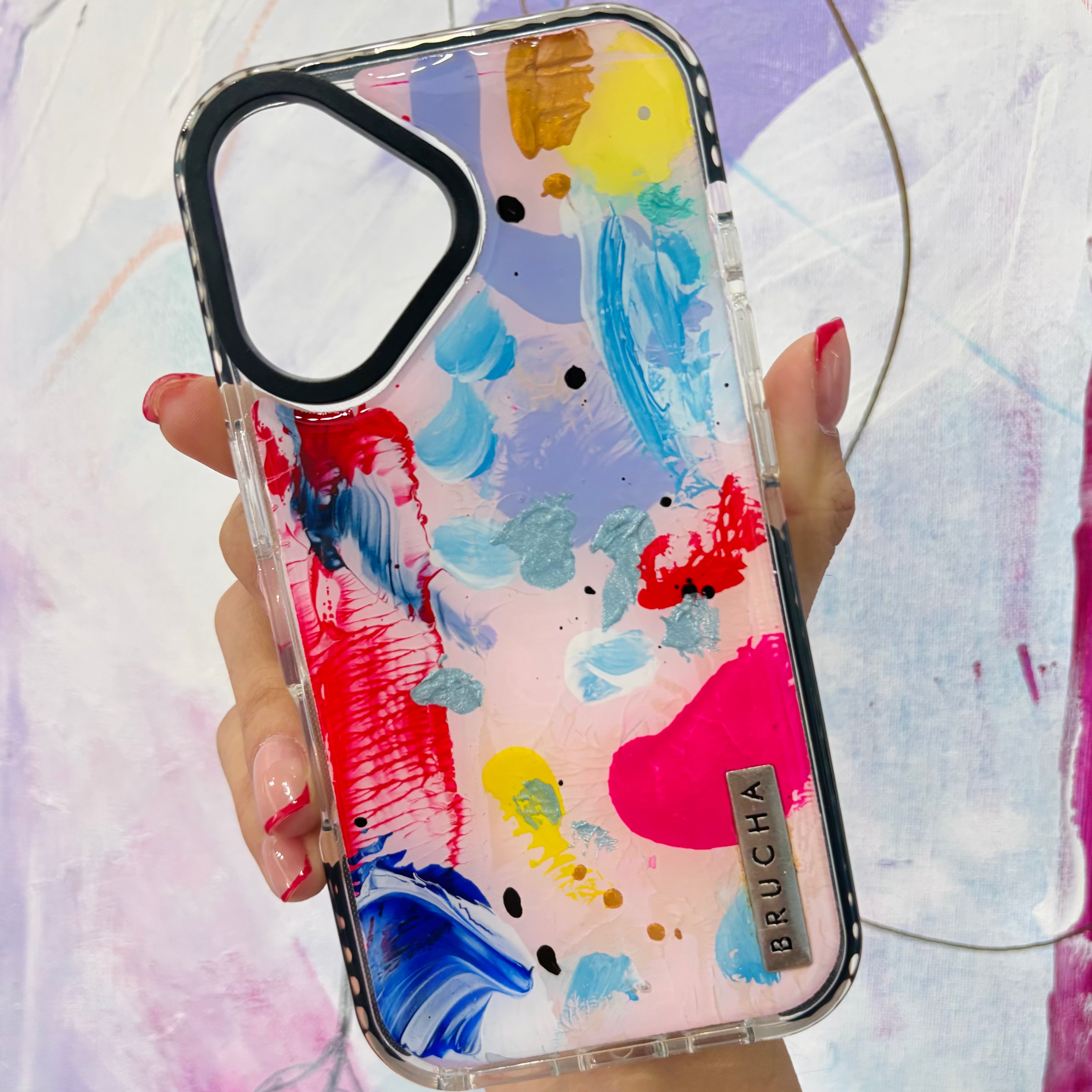 Funda ultra protectora pintada a mano para iPhone 16 - Mika