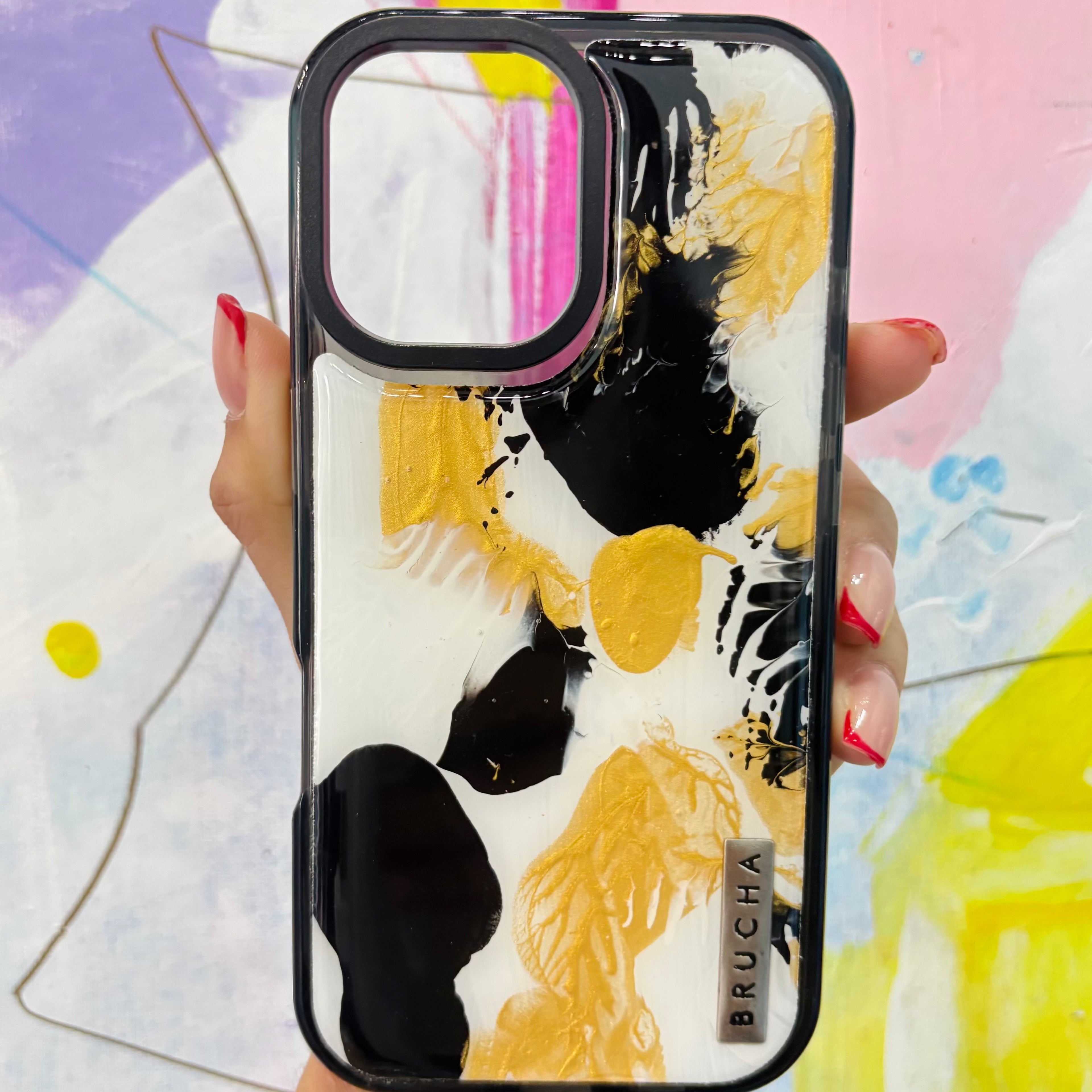 Funda ultra protectora pintada a mano para iPhone 16 - Alon