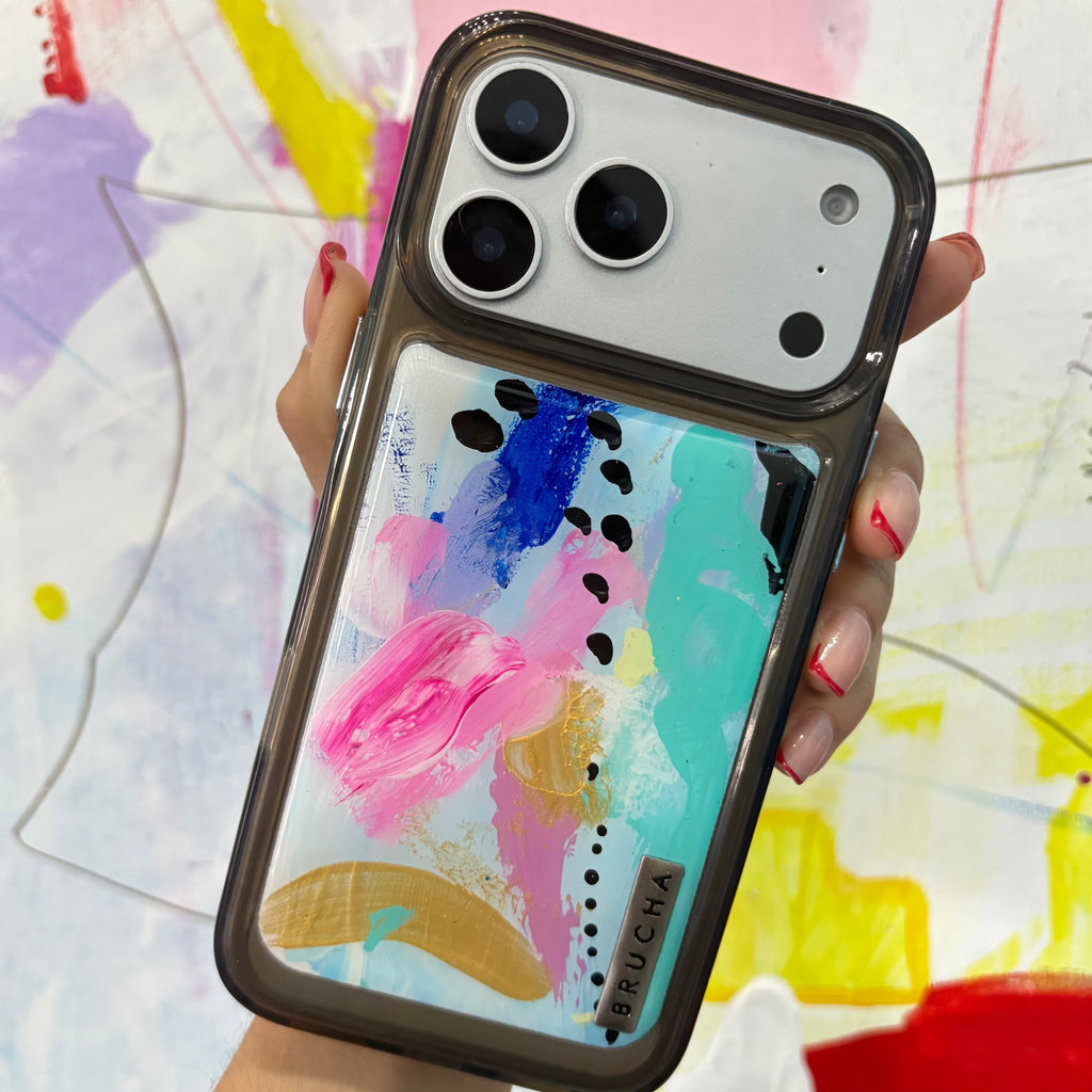 Funda impact protectora pintada a mano para iPhone 17 Pro Max - Wave