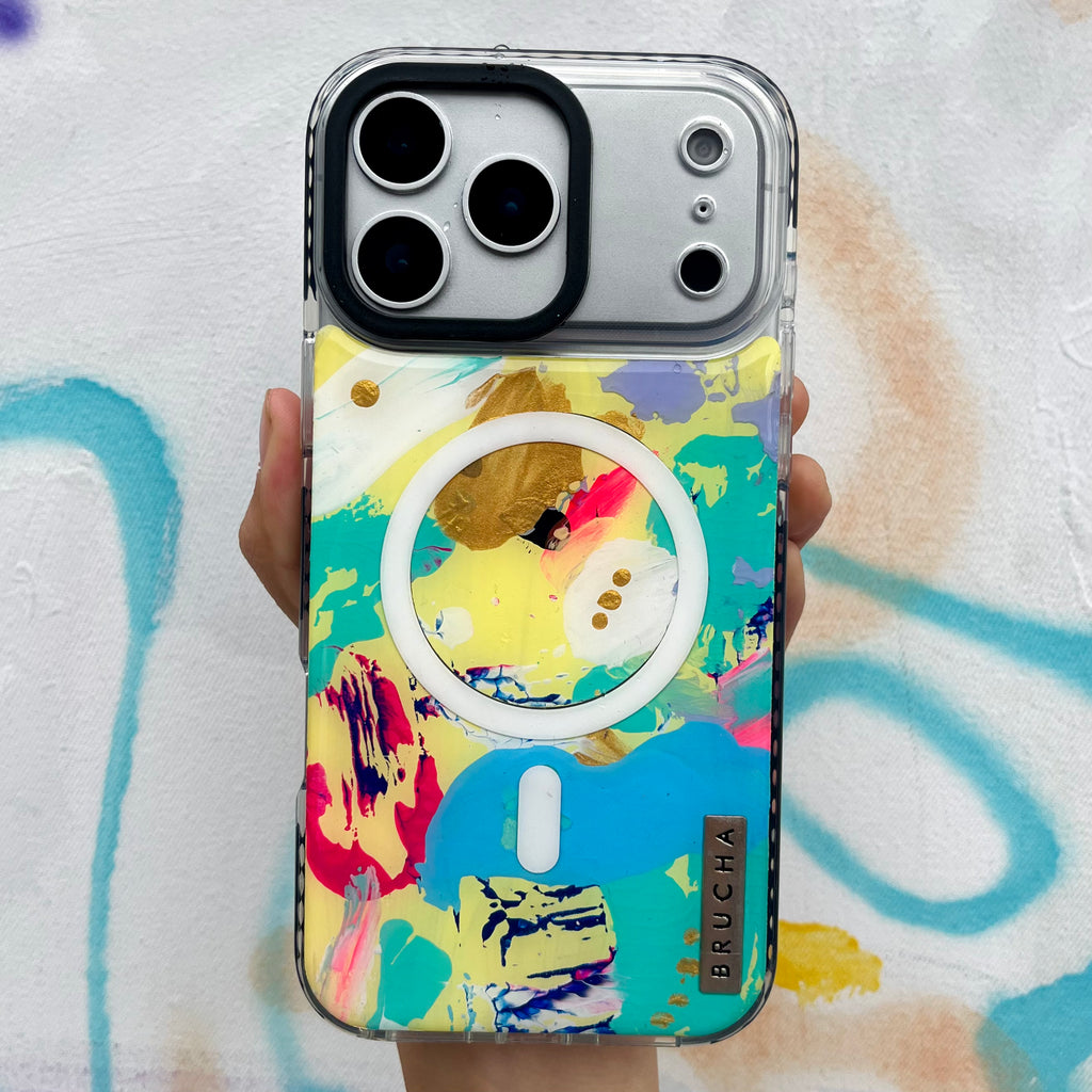 Funda Magsafe ultra protectora pintada a mano para iPhone 17 Pro Max - Vieux