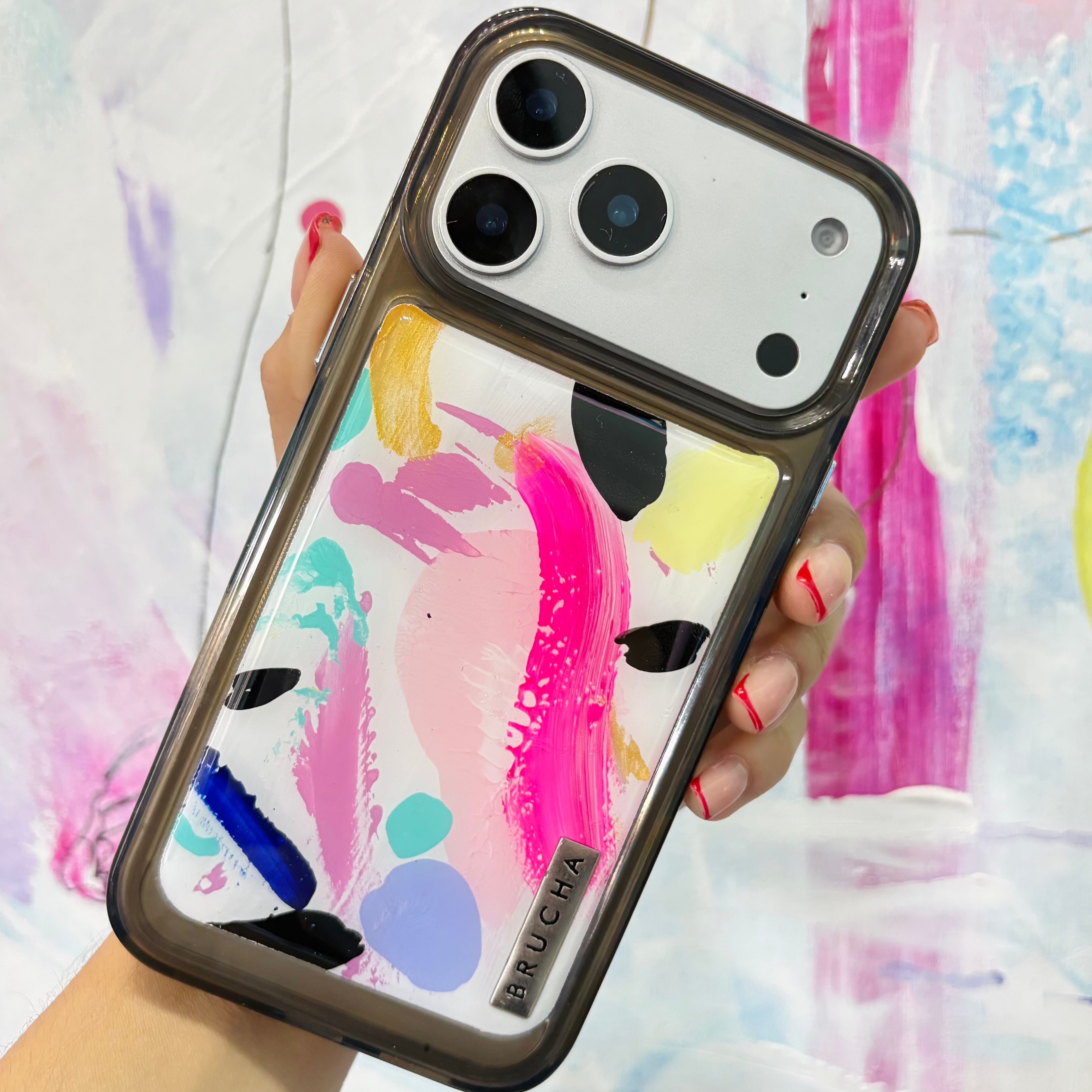 Funda impact protectora pintada a mano para iPhone 17 Pro Max - Petit